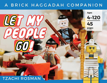 Let My People Go - BRICK Haggadah — 3D view hardcover | Judaica Square Lakewood