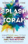 Splash of Torah:(blue) Birth,Marriage.. — front cover hardcover | Judaica Square Lakewood