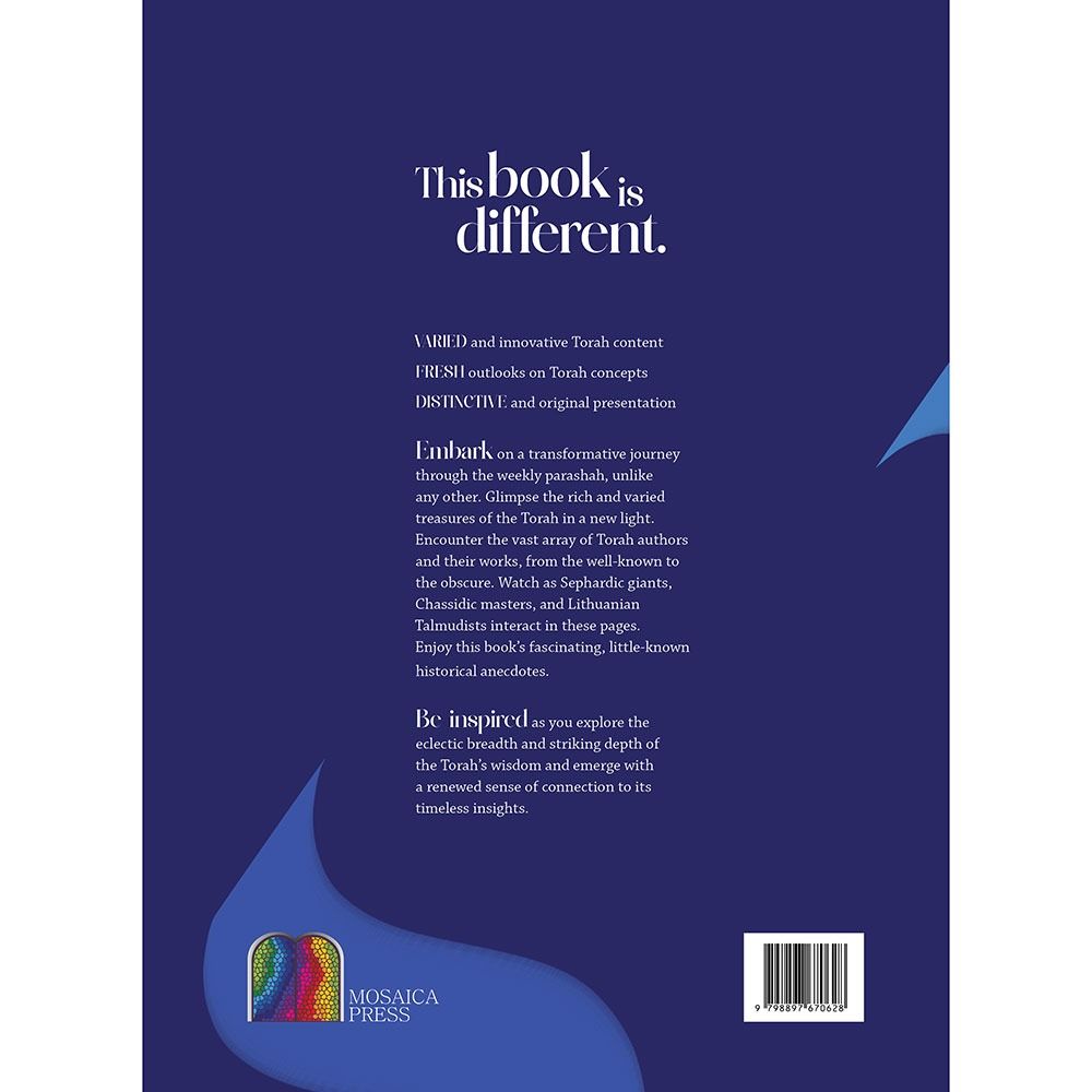 Back cover of Rabbi Elchanan Shoff on the Parashah, Shemos by Rabbi Elchanan Shoff, with the summary and barcode