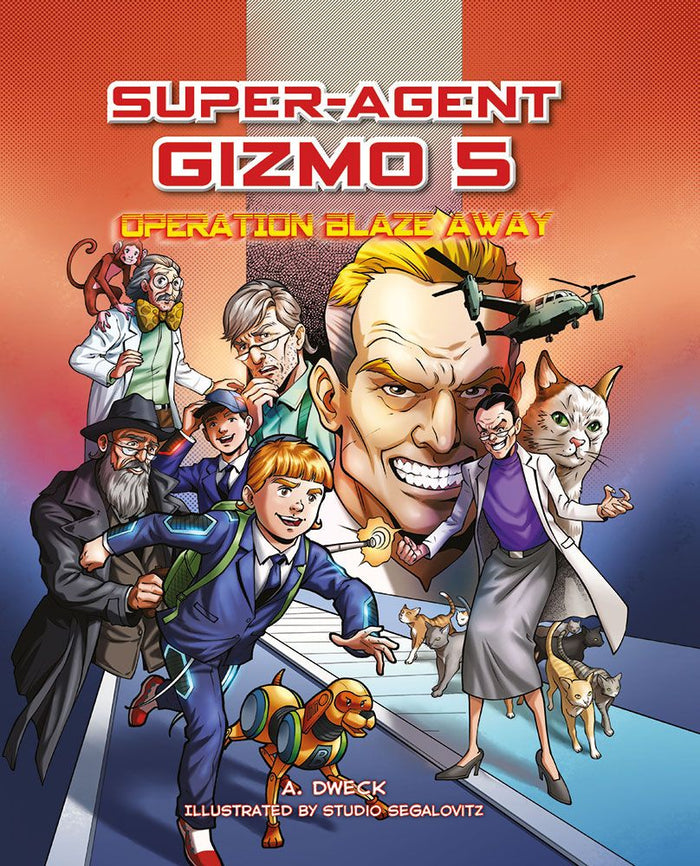 Super Agent Gizmo #5 (Comic) — front cover hardcover | Judaica Square Lakewood