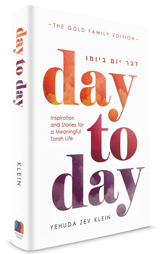 3D view of Day to Day by Yehuda Zev Klein, hardcover edition