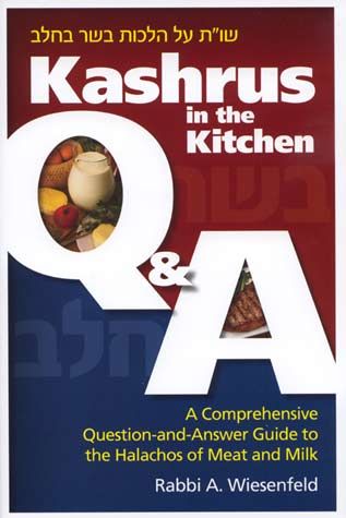 Kashrus in the Kitchen - Q & A — 3D view hardcover | Judaica Square Lakewood
