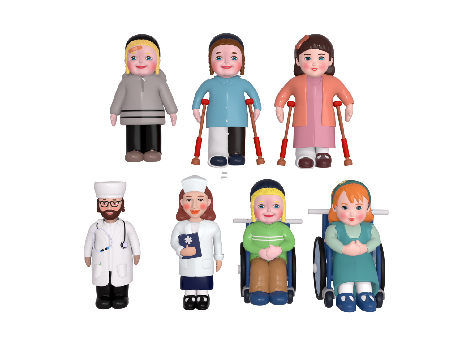 Kindervelt Refuah Shlelma Set — Kindervelt Playset by Kindervelt | Judaica Square Lakewood