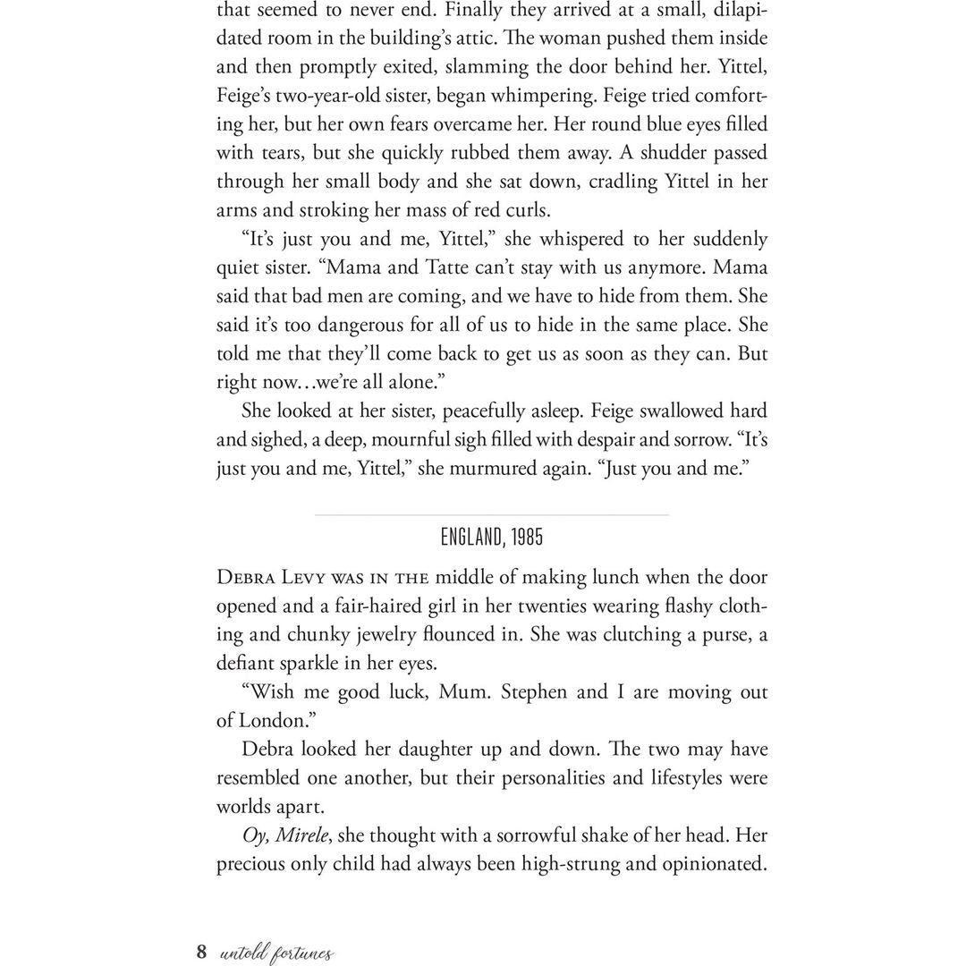 Untold Fortunes: NOT AVAILABLE — Menucha Publishers | Judaica Square Lakewood
