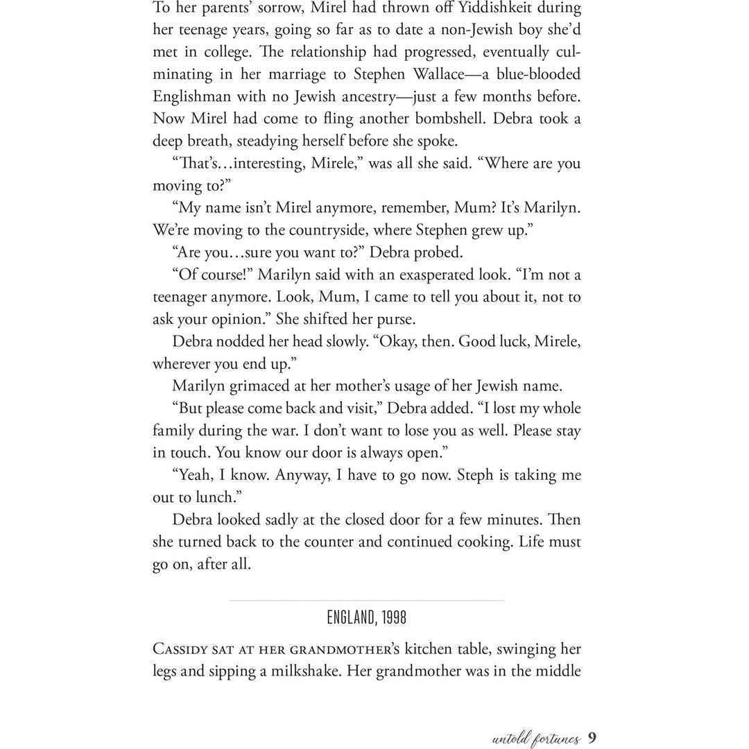 Untold Fortunes: NOT AVAILABLE — Menucha Publishers | Judaica Square Lakewood