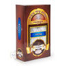 Brown Valles Hamekoiry Mehudar tzitzis-string package with white strings visible