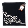 Velvet tallis and tefillin bag set with embroidery and crystal accents, style 367
