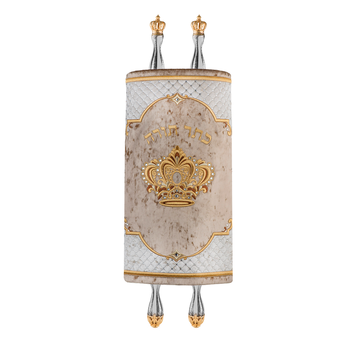 Velvet Torah Mantle #802 - Gold