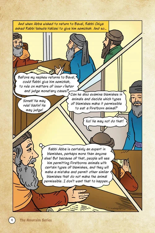 The Amoraim Series: Rabbi Abba Bar Avyu [Rav] - Comics