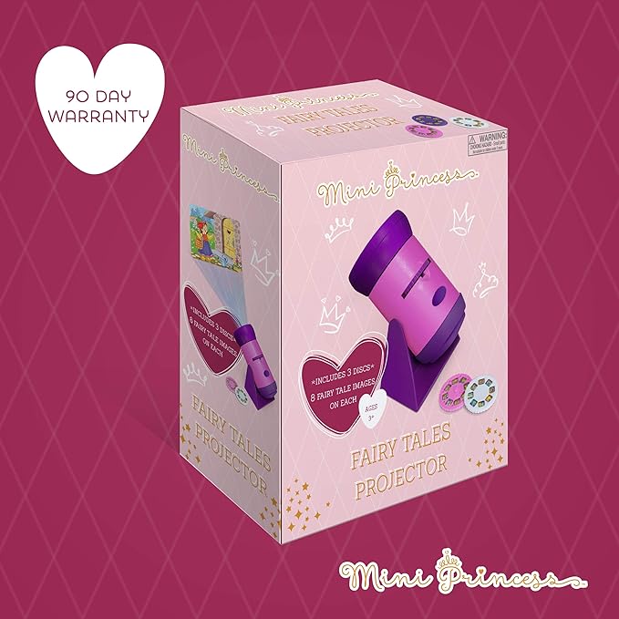 Mini Princess Fairy Tales Light Projector - 24 Images on 3 Discs — tale story flashlight toy, view 5 | Judaica Square Lakewood