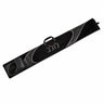 Waterdale Black looped-fur 52-inch lulav case with attached esrog bag, handle, and raised Hebrew labels