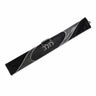 Waterdale Black 52-inch looped-fur lulav case with grey trim, carry handle, end loop, and Hebrew label