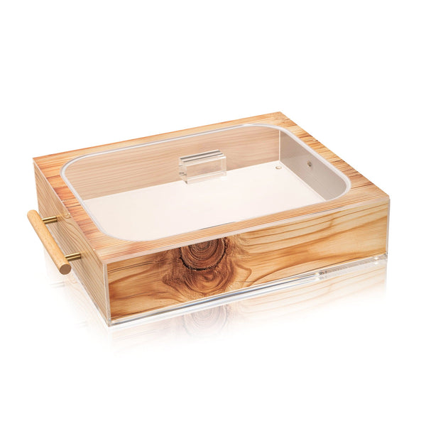9x13 Wood Pan Holder — hero shot | Judaica Square Lakewood