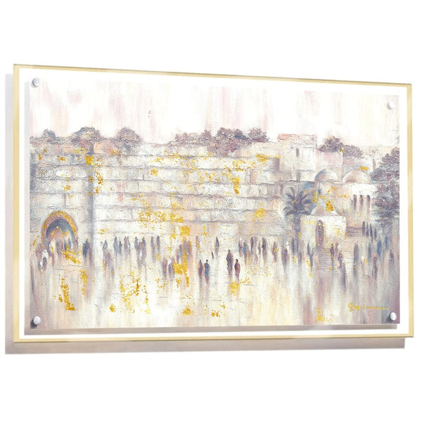 Abstract Kosel by Batya Painting — hero shot | Judaica Square Lakewood