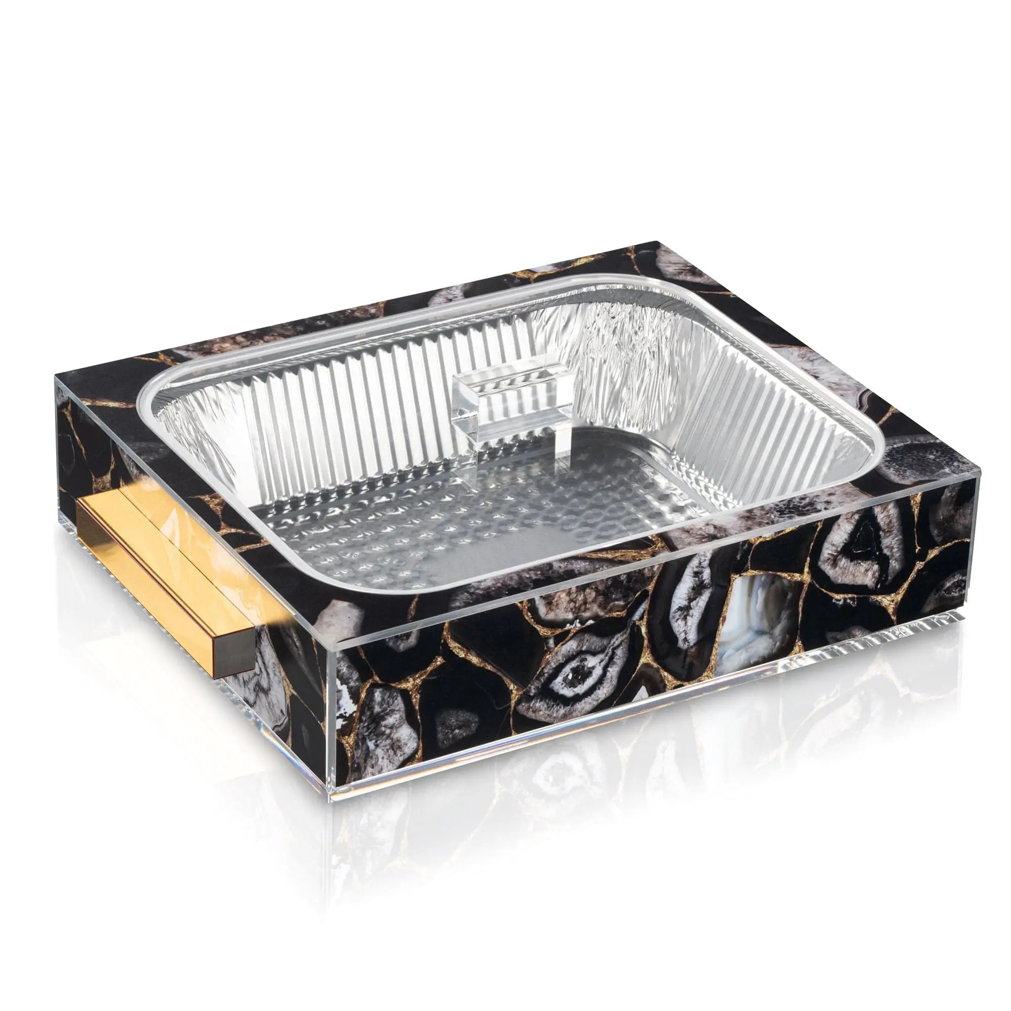 Agate 9x13 Pan Holder — styled in-room | Judaica Square Lakewood