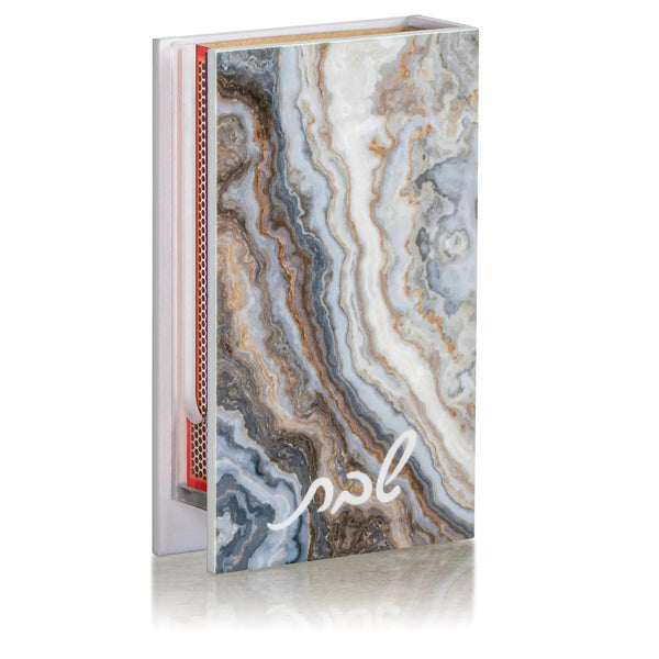 Agate Matchbox Holder — hero shot | Judaica Square Lakewood