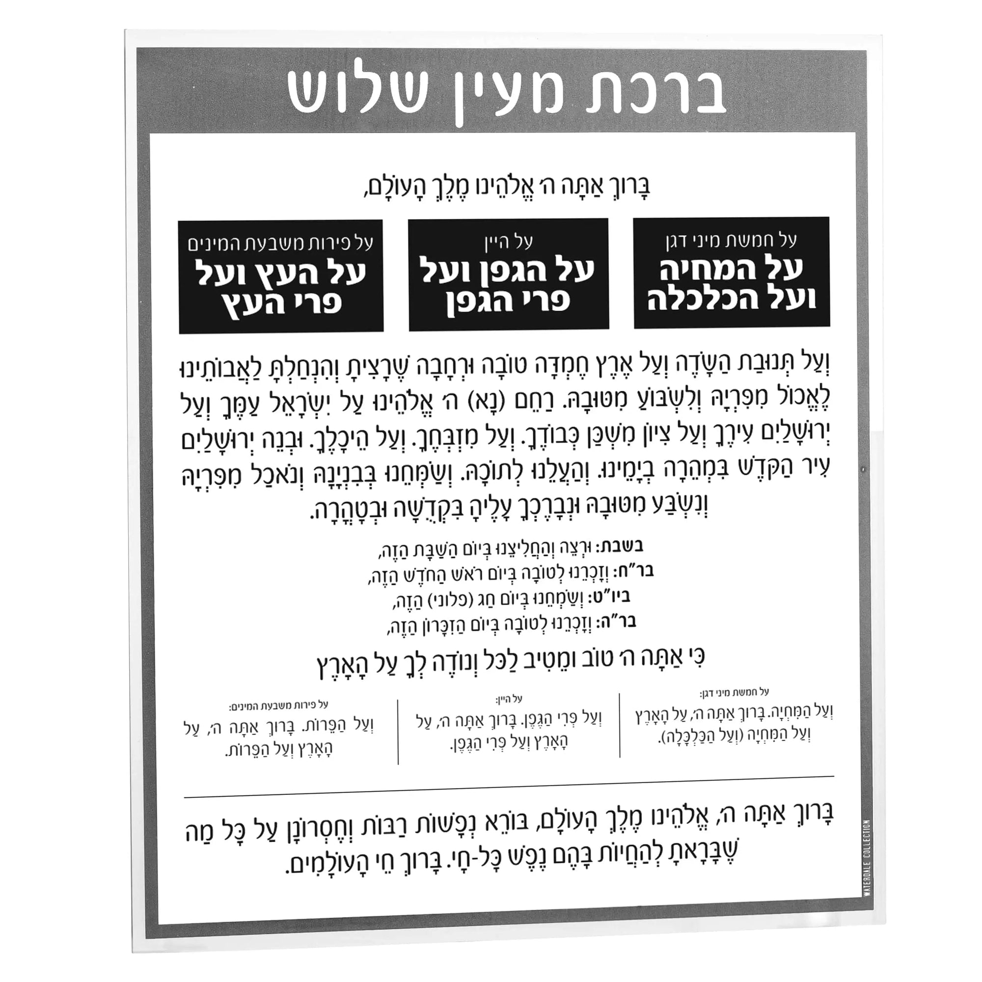 Al Hamichyah Card — styled in-room | Judaica Square Lakewood