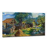 Alex Levin Shtetel Painting — Jewish Art
