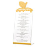 Apple Tabletop Simanim — lucite Tabletop Plaque | Judaica Square Lakewood