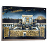 Bais Hamikdash Deep Night Painting — lucite Wall Art | Judaica Square Lakewood