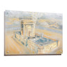Bais Hamikdash of Gray & Gold Painting — lucite Wall Art | Judaica Square Lakewood