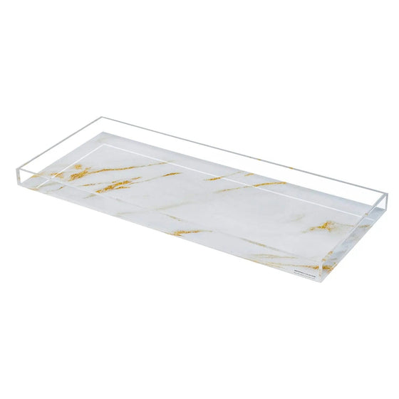 Basic Marble Bread / Towel Tray — Lucite Bread & Towel Tray | Judaica Square Lakewood