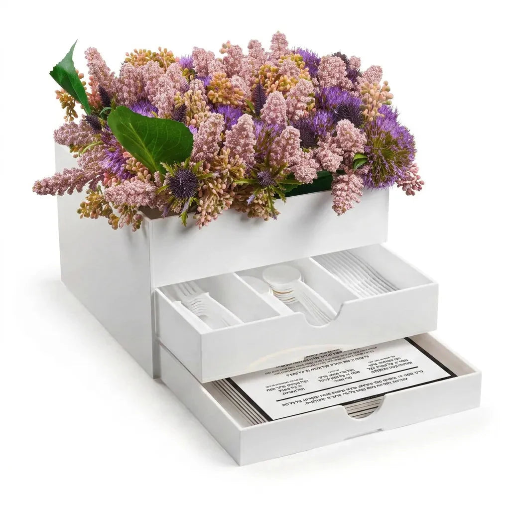 Bencher Vase Silverware Caddy | Judaica Square Lakewood