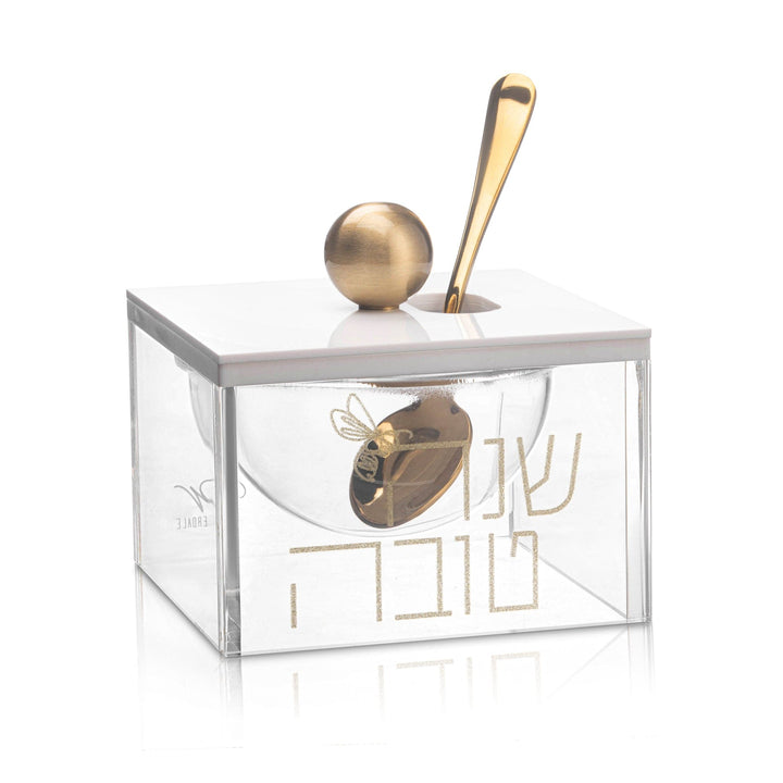 Block Honey Dish — lucite