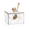 Block Honey Dish — lucite | Judaica Square Lakewood