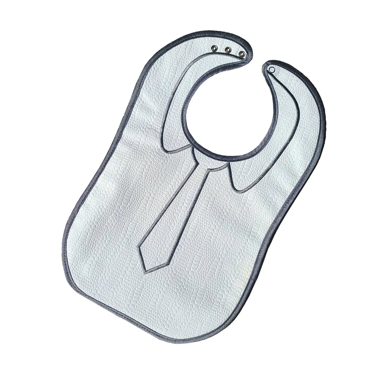 Boy/Girl Crocodile Patent Leather Bib — Leather Baby Bib | Judaica Square Lakewood