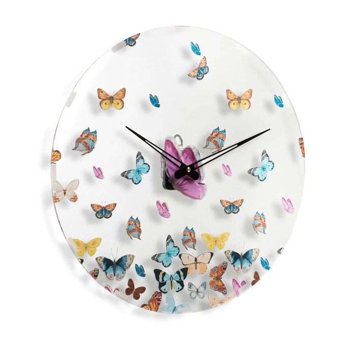 Butterfly Clock — Wall Art | Judaica Square Lakewood
