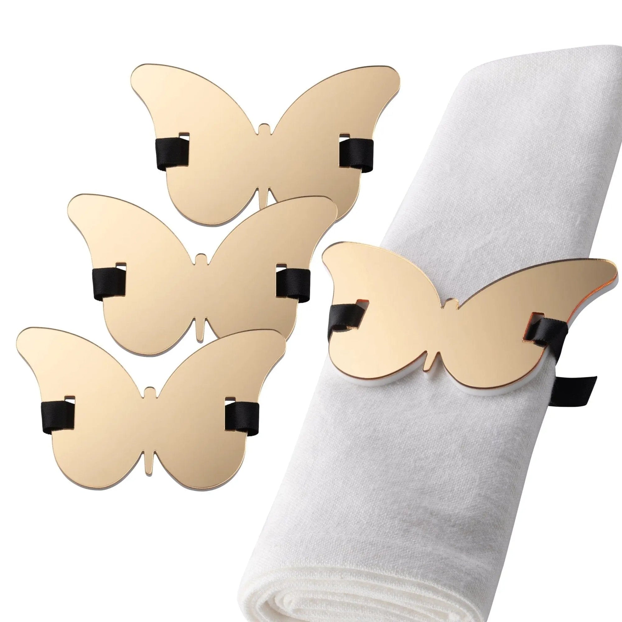 Butterfly Napkin Wraps | Judaica Square Lakewood