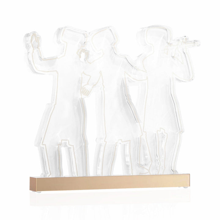 Chassidim Dancing Sculpture — Sculpture