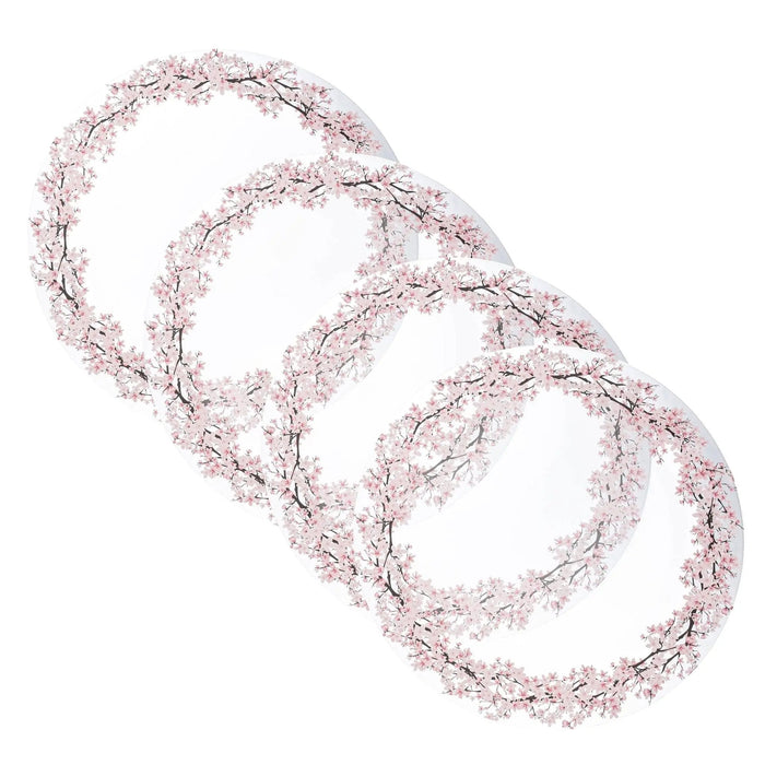 Cherry Blossom Chargers — lucite Charger Plate | Judaica Square Lakewood
