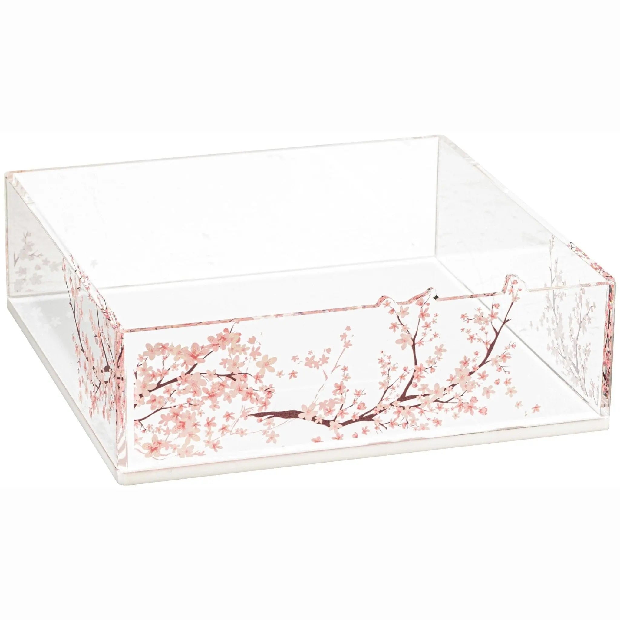 Cherry Blossom Napkin Holder — Judaica Decor | Judaica Square Lakewood
