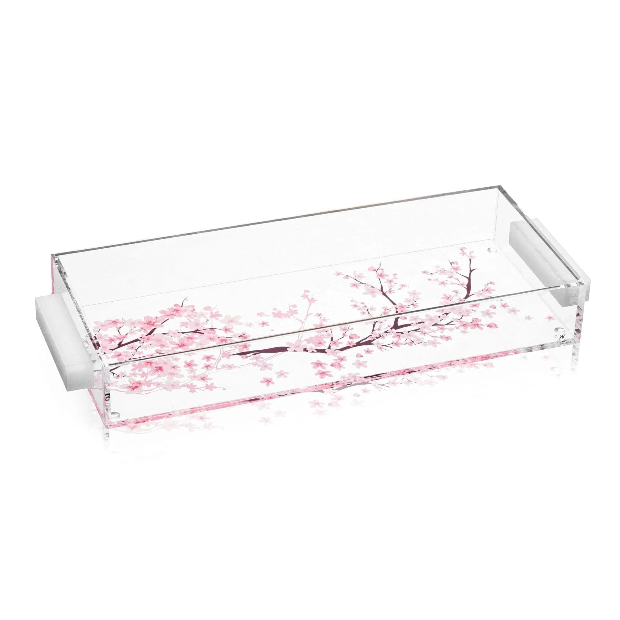 Cherry Blossom Netilas Yadayim Set — reverse view | Judaica Square Lakewood