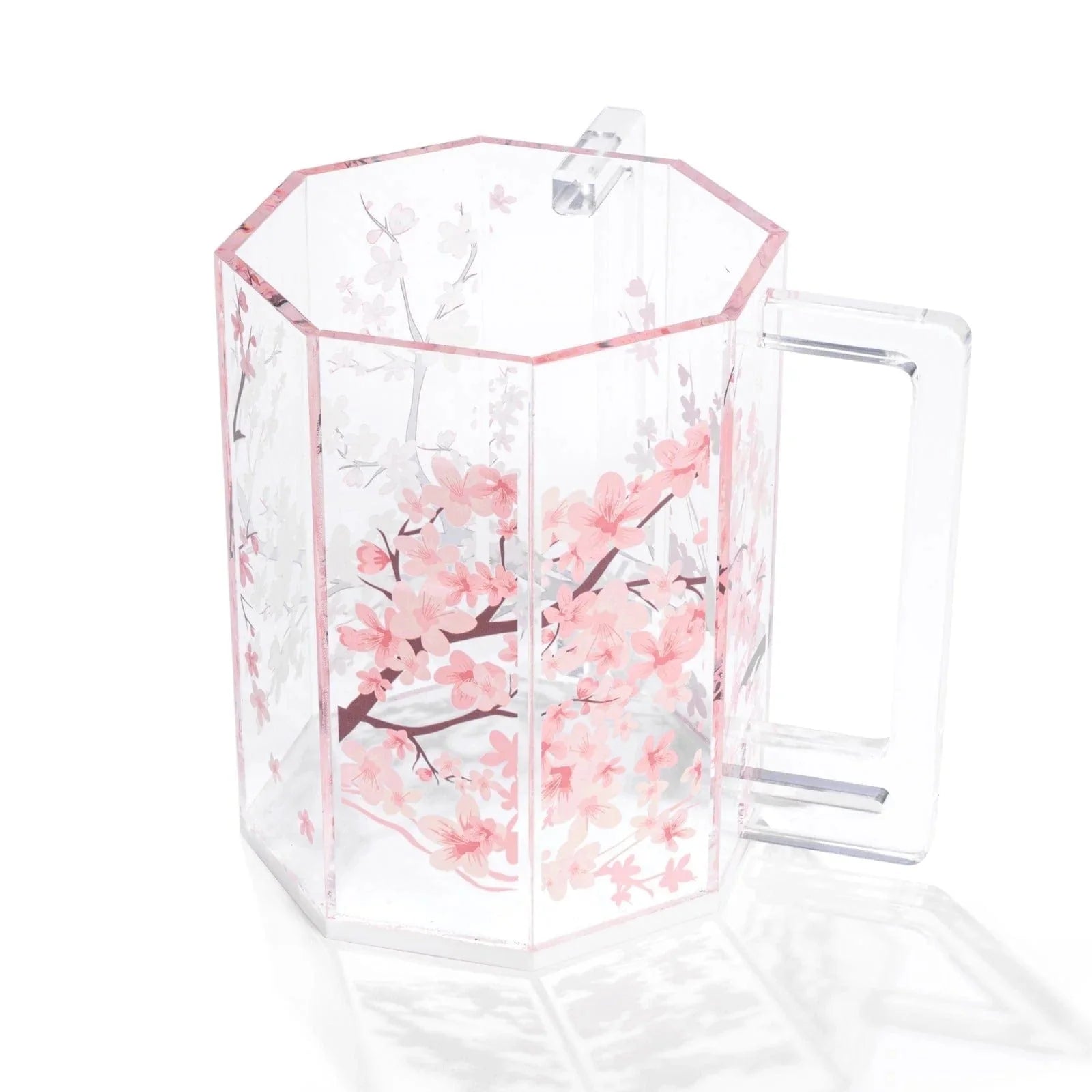 Cherry Blossom Netilas Yadayim Set — styled in-room | Judaica Square Lakewood