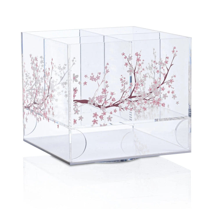 Cherry Blossom Swivel Silverware Caddy — Caddy