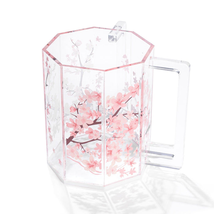 Cherry Blossom Washing Cup — lucite | Judaica Square Lakewood