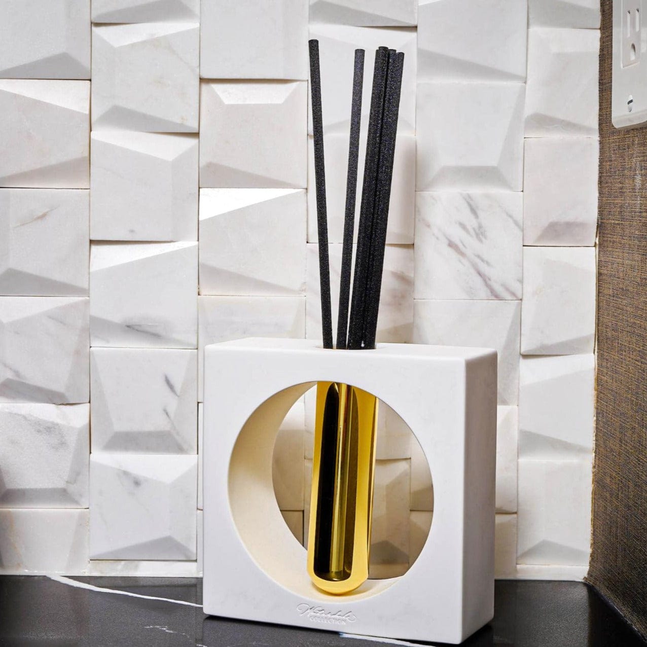 Circle in Square Diffuser — detail view | Judaica Square Lakewood