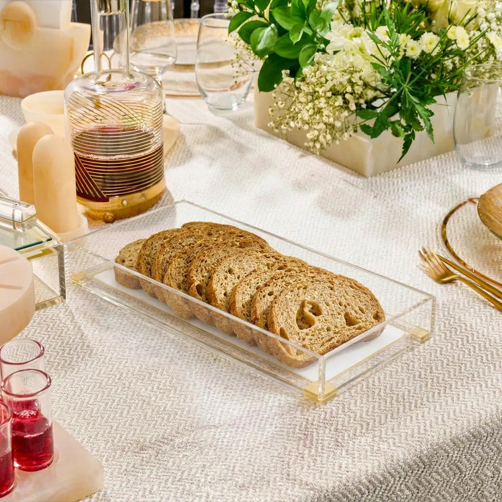 Classic 2.0 Basic Bread / Towel Tray — detail view | Judaica Square Lakewood