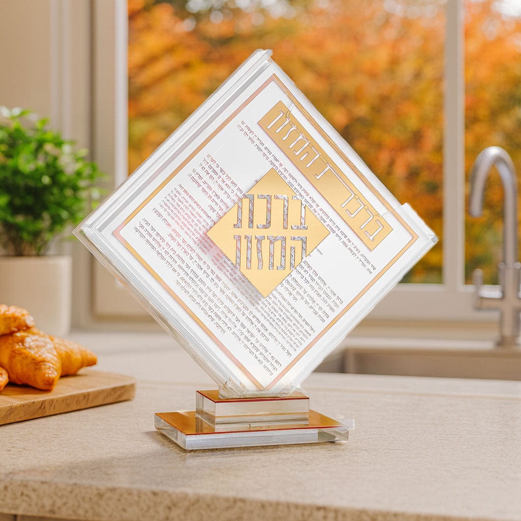 Classic 2.0 Diamond Bencher Set — styled in-room | Judaica Square Lakewood