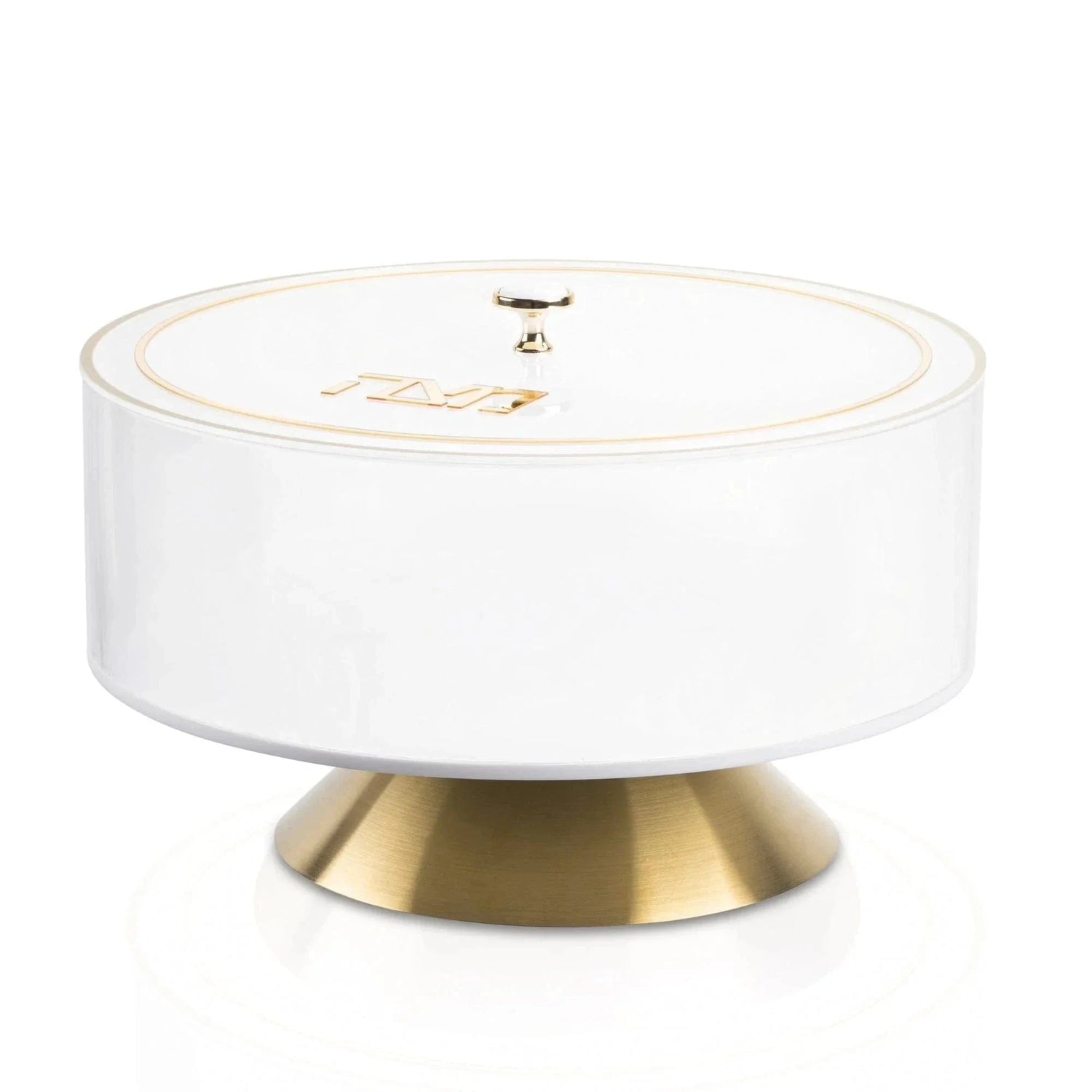 Classic 2.0 Seder Plate & Matzah Box Set — styled in-room | Judaica Square Lakewood