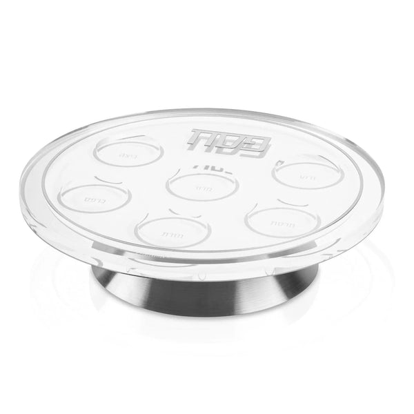 Classic 2.0 Seder Plate — Pesach Tabletop by Waterdale Collection — Metal Seder Plate | Judaica Square Lakewood