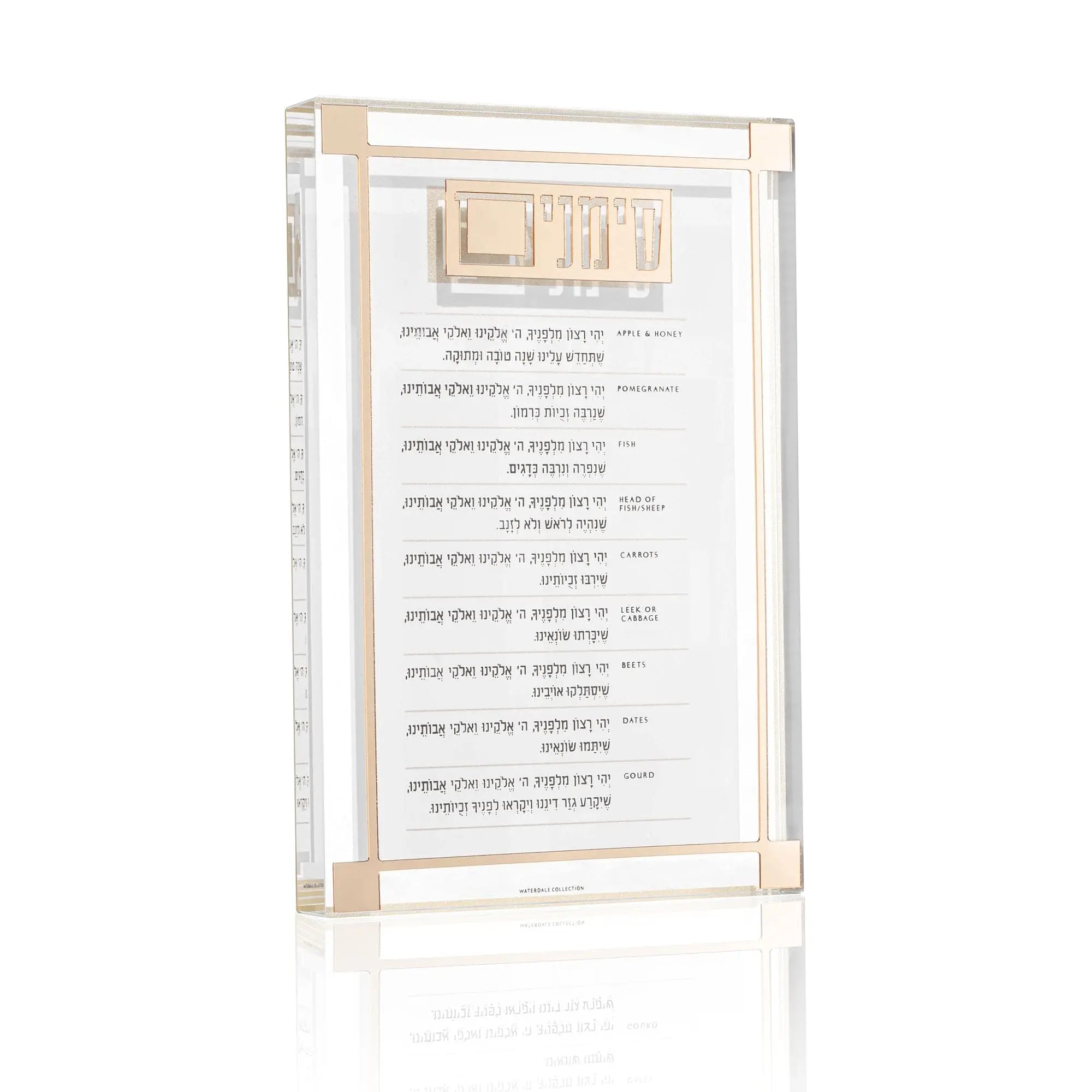 Classic 2.0 Simanim Block | Judaica Square Lakewood