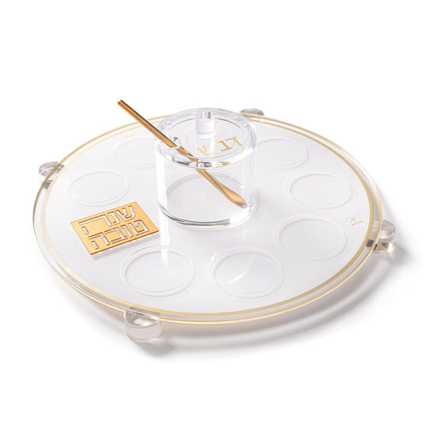 Classic 2.0 Simanim Tray — hero shot | Judaica Square Lakewood