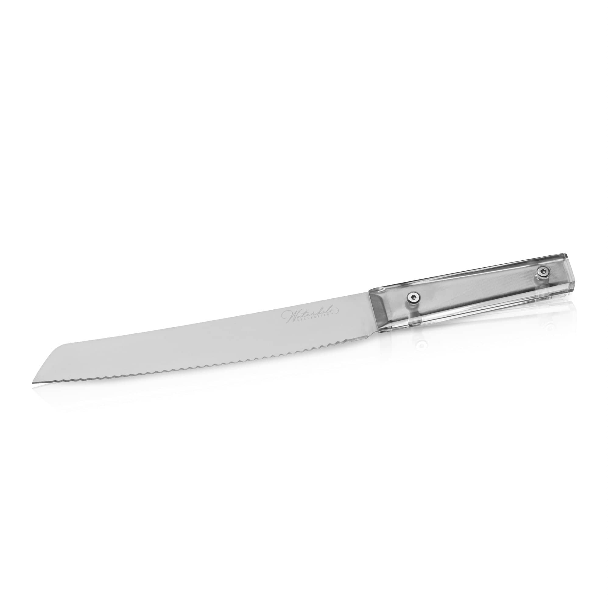 Classic Bread Knife — closeup | Judaica Square Lakewood