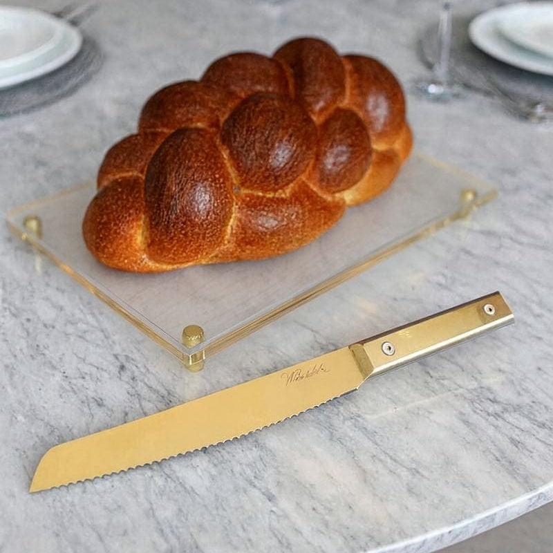 Classic Bread Knife — reverse view | Judaica Square Lakewood