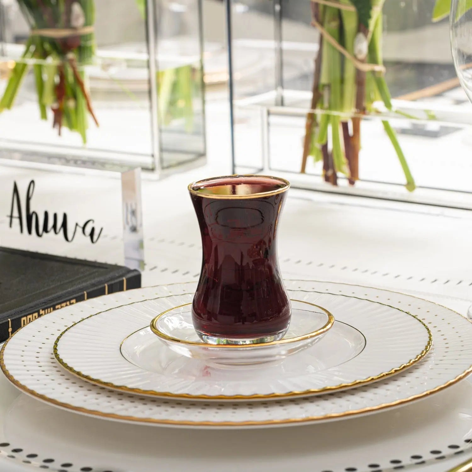 Classic Glass Cups & Saucers | Judaica Square Lakewood