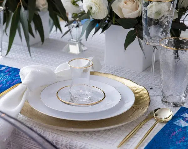 Classic Glass Cups & Saucers | Judaica Square Lakewood